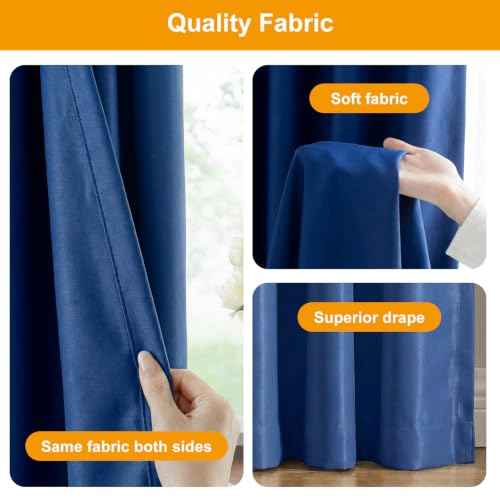 Room Divider Curtains Blackout Floor to Ceiling Curtain with Hook Sliding Door Curtains Ceiling Mount Extra Wide Curtain Wall Divider for Room Separation