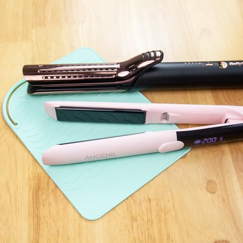 Heat Resistant Silicone Mat for Curling Iron Mat