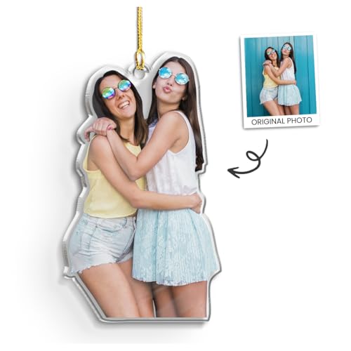 Personalized Best Friend Photo Ornament