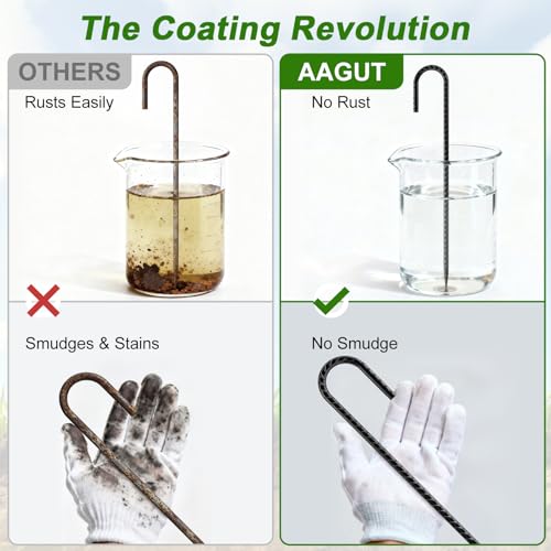 Rebar Stakes 12 Inch J Hook (8 Count)