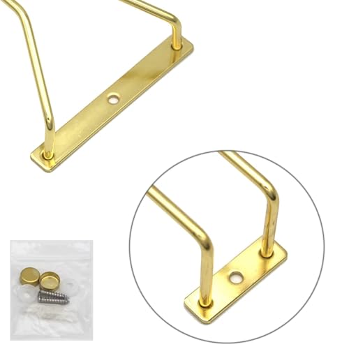 14 Inch Gold Wine Glass Rack (2 Count)