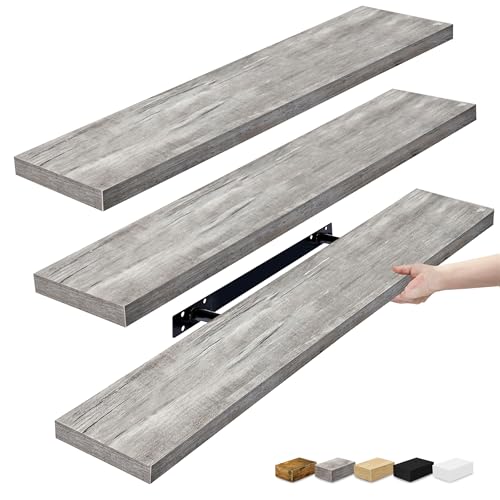 Floating Shelves for Wall Storage (3 Count)