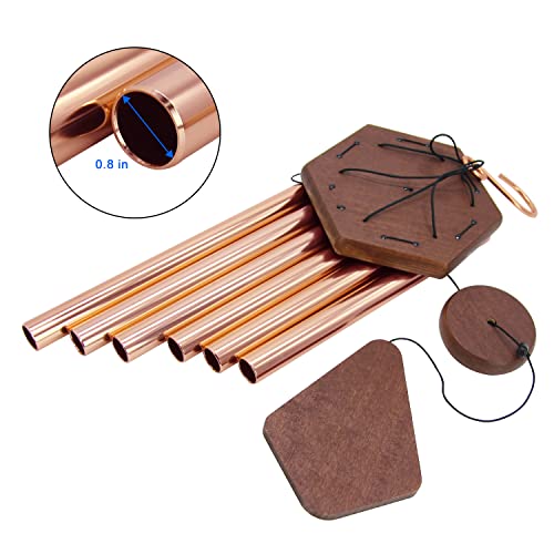 Memorial Wind Chimes for Outside 30 inch Rose Gold Gift for Mom Decor Yard