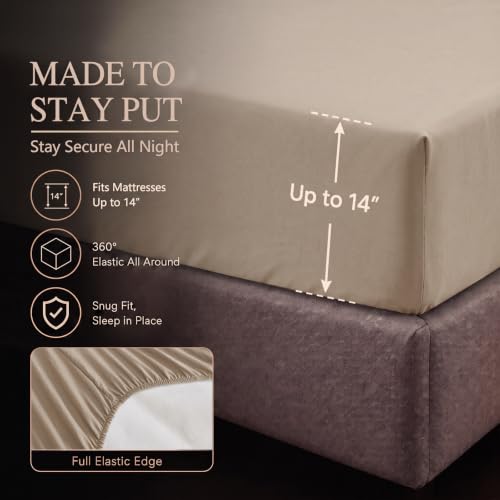 Queen Comforter Set Khaki