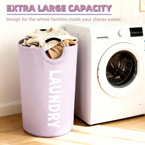 115L Collapsible Laundry Bag with Handle