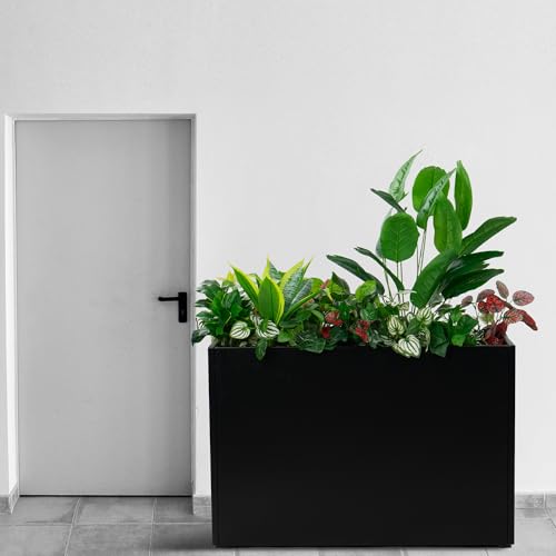 36" L x 24H x 12W Metal Rectangular Planter Box