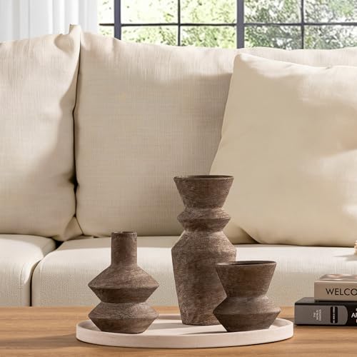 Ceramic Vase Home Table Decor (3 Count)