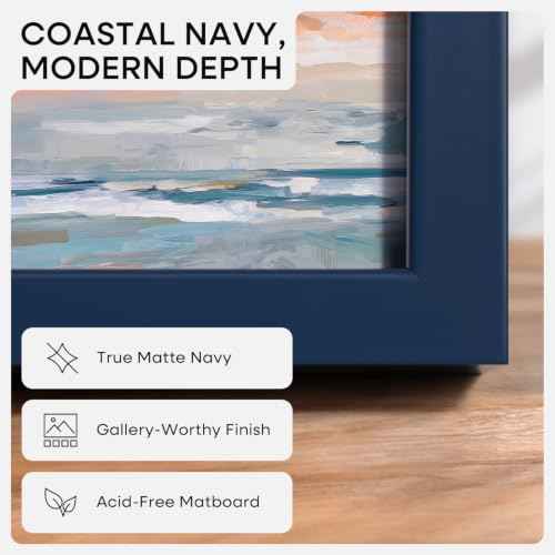 A2 Blue Picture Frame