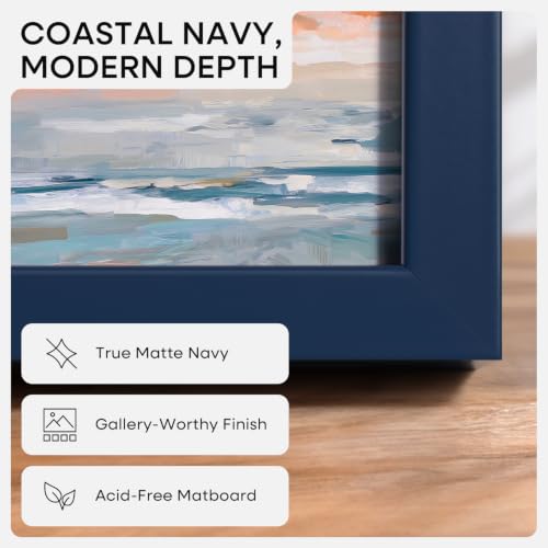 24x24 Blue Picture Frame (2 Count)