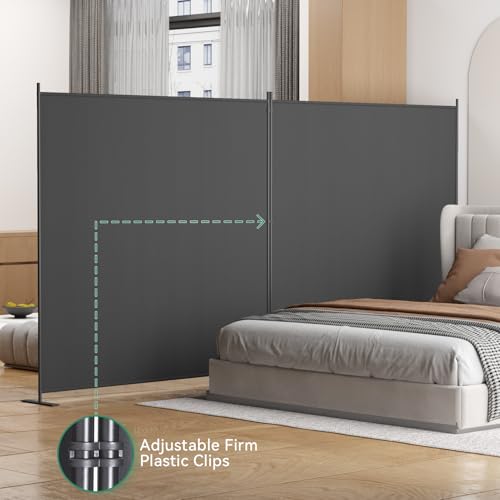 2 Panel 6 ft Tall Indoor Folding Room Divider