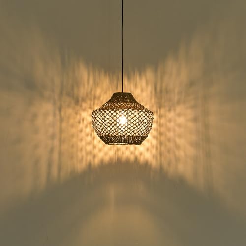 2 Pack Rattan Pendant Light (2 Count)