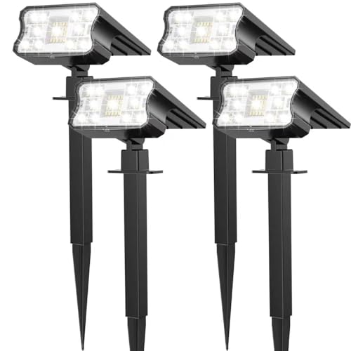 Solar Lights Outdoor Waterproof IP67 (4 Count)