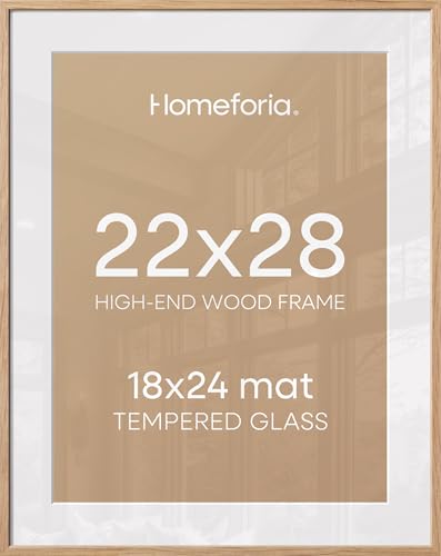 22x28 Natural Oak Poster Frame