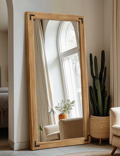 Wood Framed Bathroom Vanity Mirror for Wall
