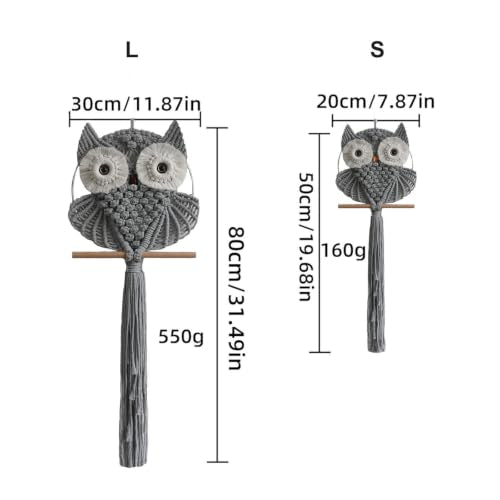 Owl Macrame Wall Hanging