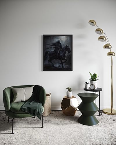 Black Dark Knight Poster Art Print