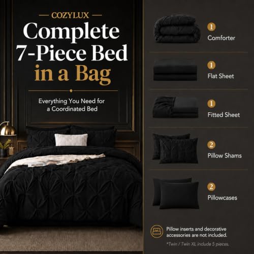Full Size Comforter Sets Black