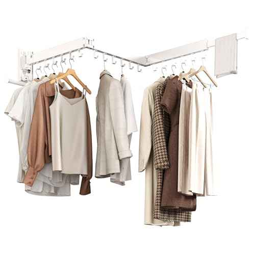 Wall Mounted Collapsible Clothes Drying Rack