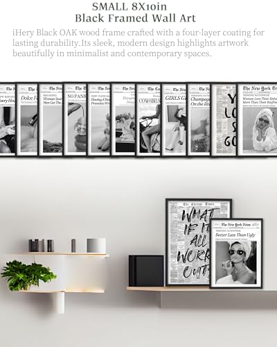 8x10in You Look So Good Framed Newspaper Wall Art