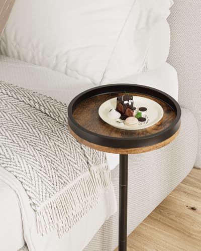 Drink Table Round Side Table for Small Spaces