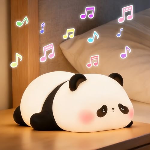 Panda Night Light with White Noise
