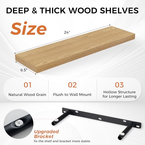 Floating Shelves for Wall (2 Count)