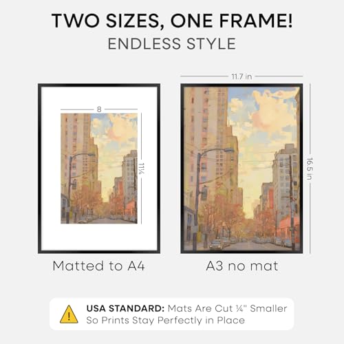 A3 Black Picture Frame
