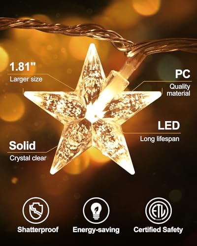Star String Lights Plug in
