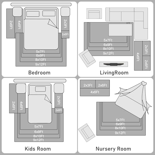 Rugs for Living Room (54 Sq Ft)
