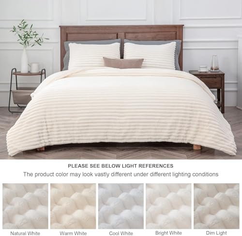 Fleece Oversized Queen Comforter Set