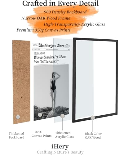 8x10in Where Men Get the Audacity Framed Newspaper Wall Art
