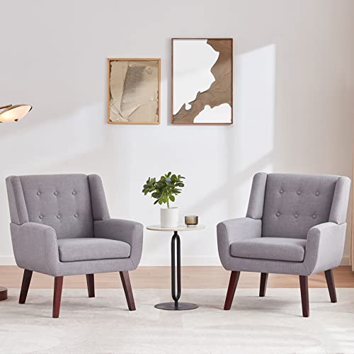Living Room Chairs Set of 2