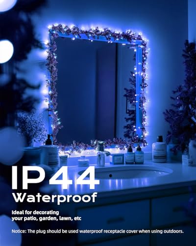 Blue Christmas Mini String Lights (100 Count)