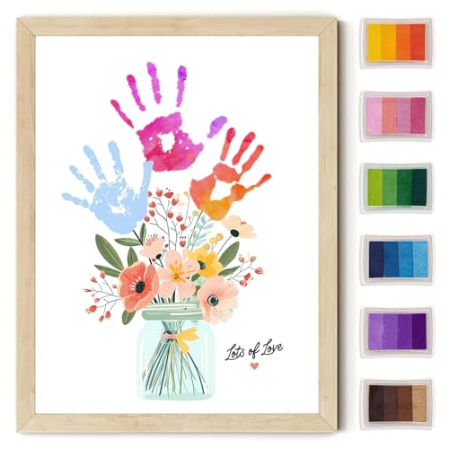 Handprint Birthday Art Kit for Mom & Grandma