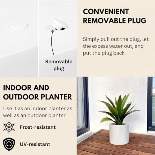 Large Planter for Indoor or Outdoor (3 Count)