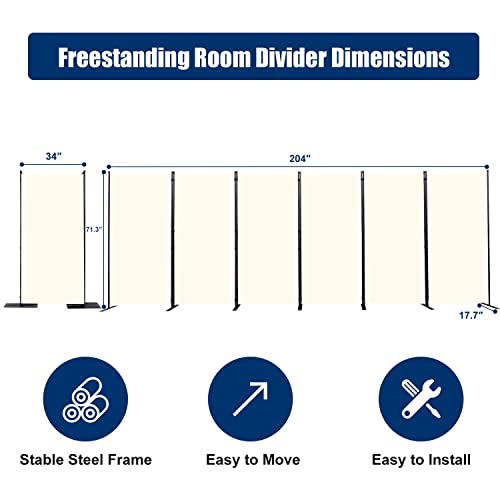 Room Divider 6 Panel
