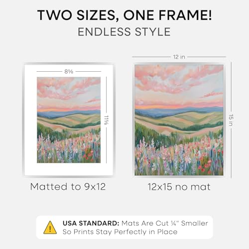 12x15 Silver Picture Frame