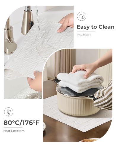 Pale Beige Placemats Set of 6 (6 Count)