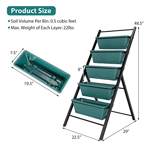 5 Tier Vertical Garden Planter