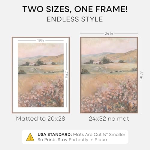 24x32 Mocha Poster Frame