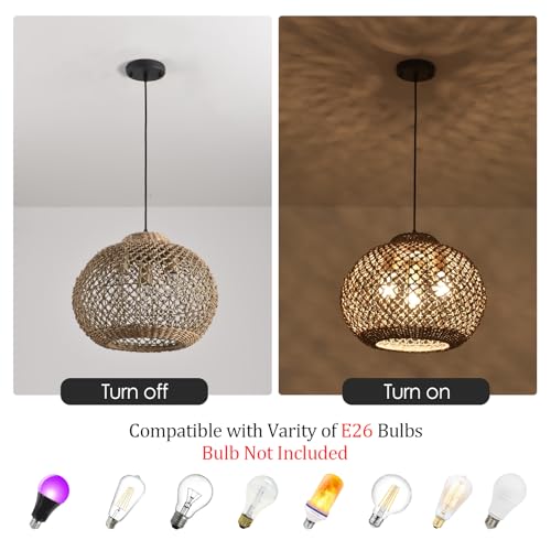 Rattan Pendant Light