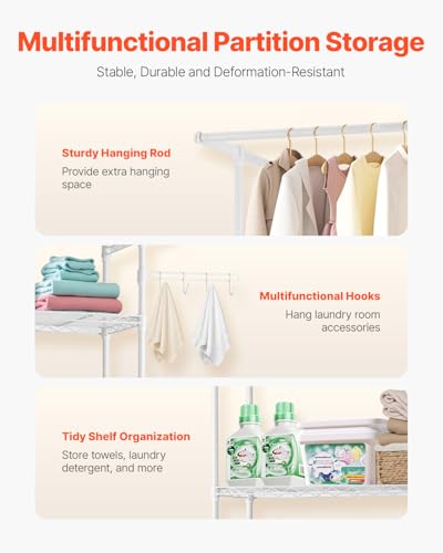 Over The Washer and Dryer Storage Shelf