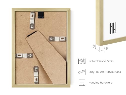 Standalone Gold Aluminum Frame Set of 4 (4 Count)
