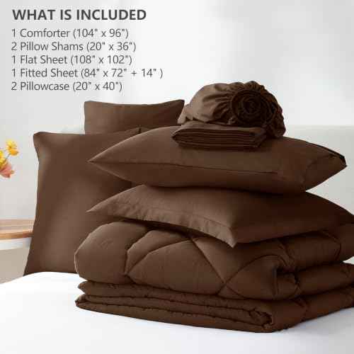 California King Comforter Set 104"x96"