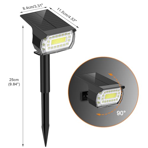 Solar Spot Lights Outdoor (2 Count)