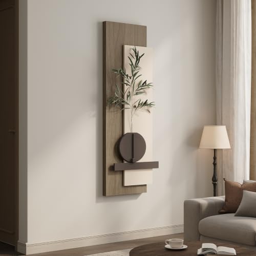 Modern 3D Textured Long Narrow Vertical Wall Art