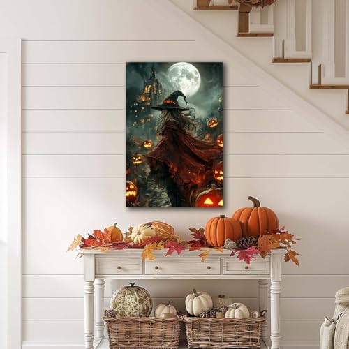 Dark and Moody Gothic Witch Poster Wall Art