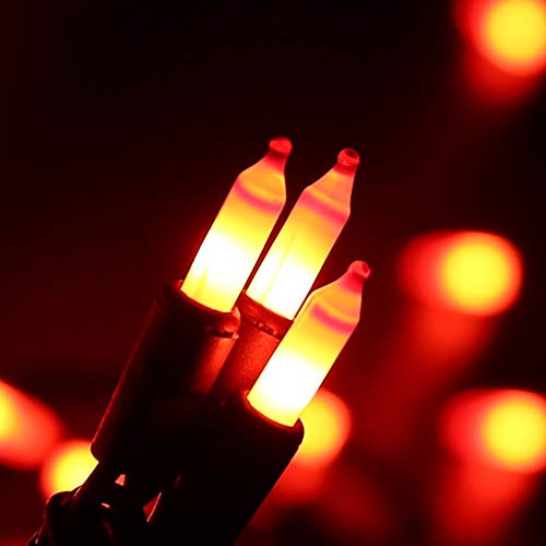 200 Count 42.6ft Orange Incandescent Indoor Halloween String Lights (42.6 Foot)