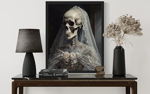 Skull Gown Poster Art Print