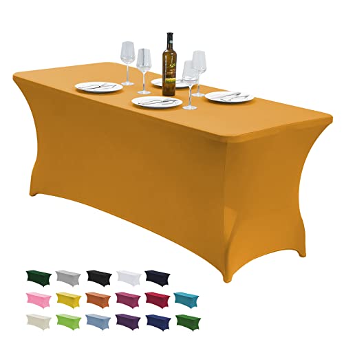 6FT Stretch Spandex Fitted Tablecloth